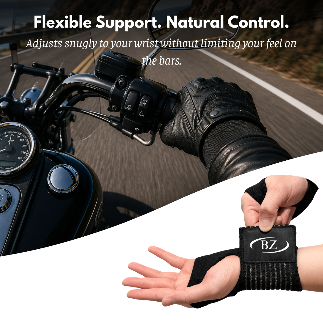 Rider’s Gift RideFlex™ Motorcycle Wrist Support