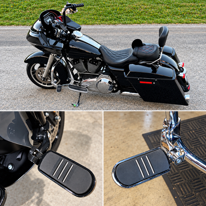BikerZoneZ CruiseRest™ Highway Foot Pegs