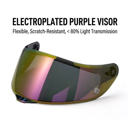 Anti-Fog Visor For DGL 3K Carbon Pro Full Face Helmet