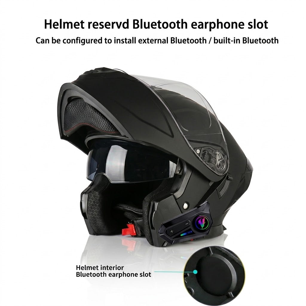 Modular Flip Motorcycle Helmet