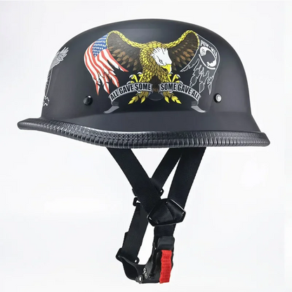 Premium Vintage Half Face Helmet –  DOT Approved