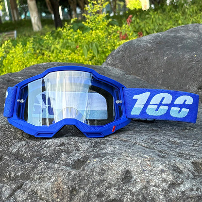 BikerZoneZ TrailGuard Motocross Goggles
