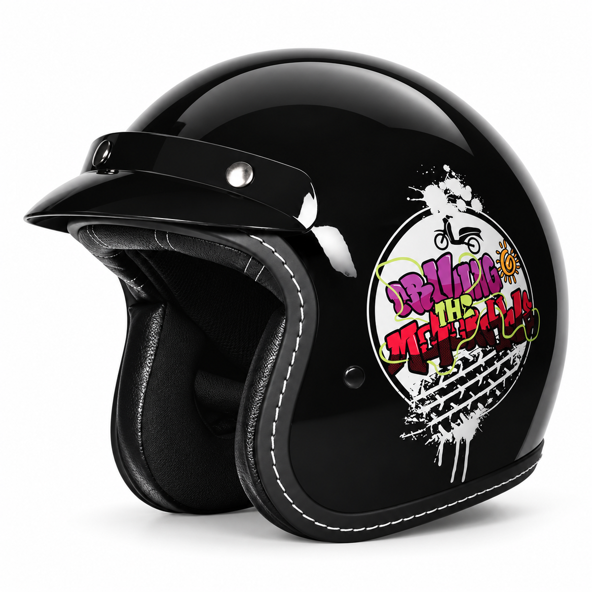 The Rogue Open Face Helmet - DOT & ECE Approved
