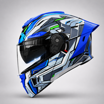 BikerZoneZ™ Apex Flip-Up Motorcycle Helmet