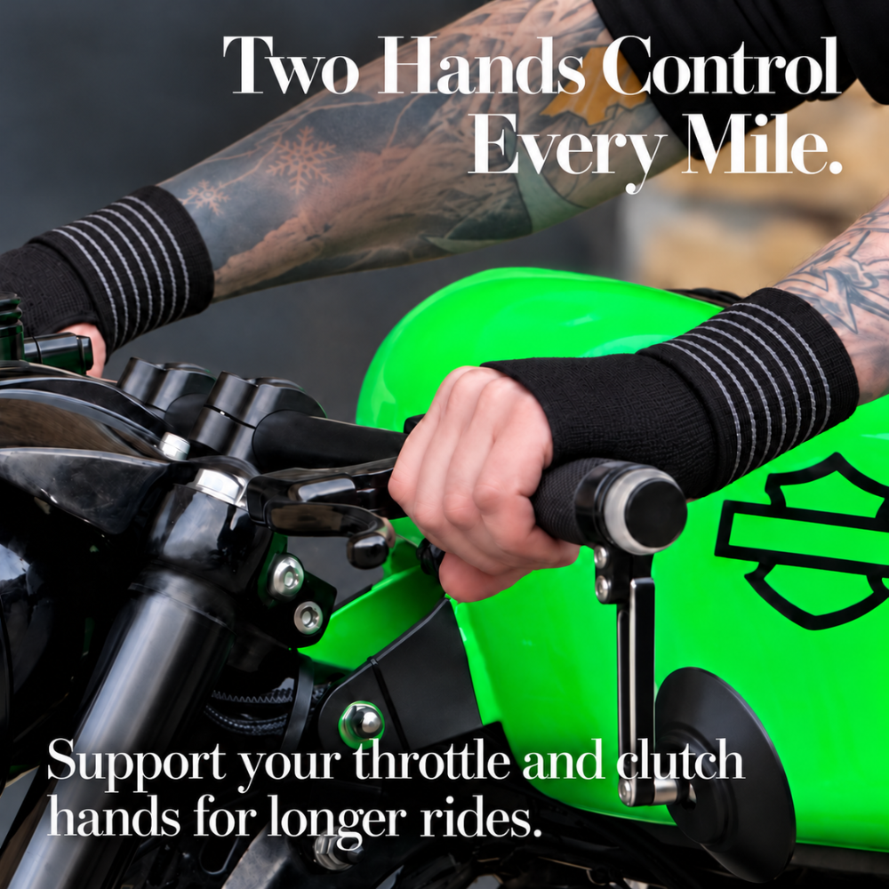BikerZonez RideFlex™ Motorcycle Wrist Support