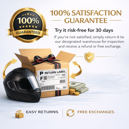 Chopper Low Profile Vintage Motorcycle Helmet - DOT & ECE Approved