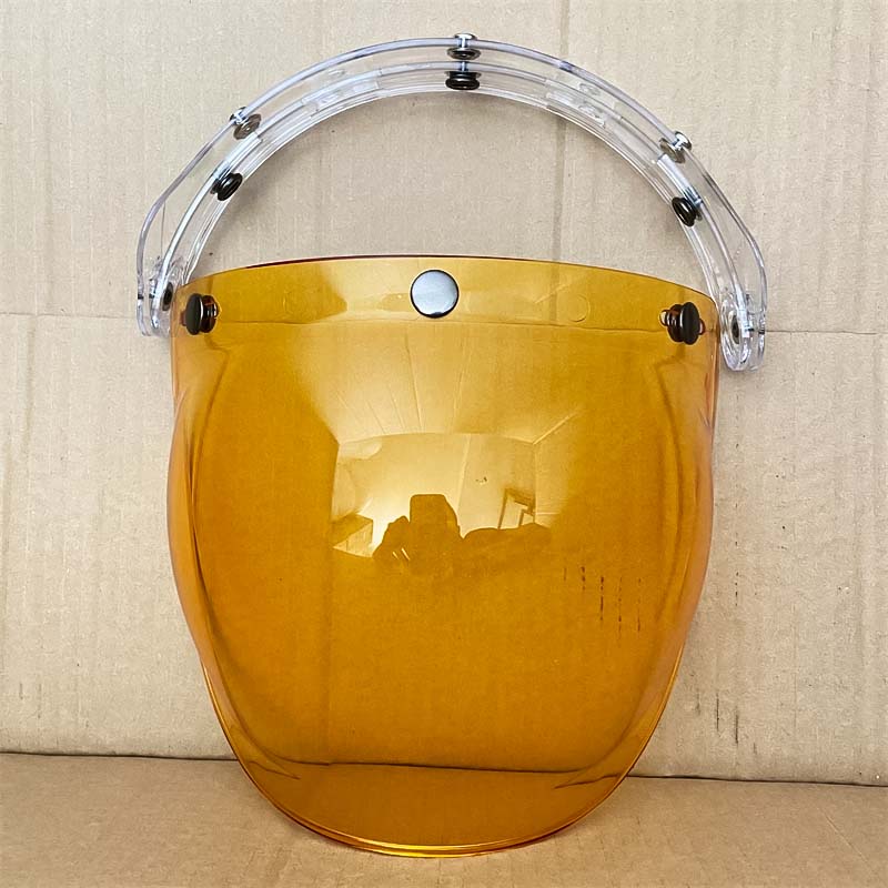 Retro Bubble Shield Visor – Three-Buckle Design – BikerZoneZ Retro Bubble Shield Visor – Three-Buckle Design – BikerZoneZ