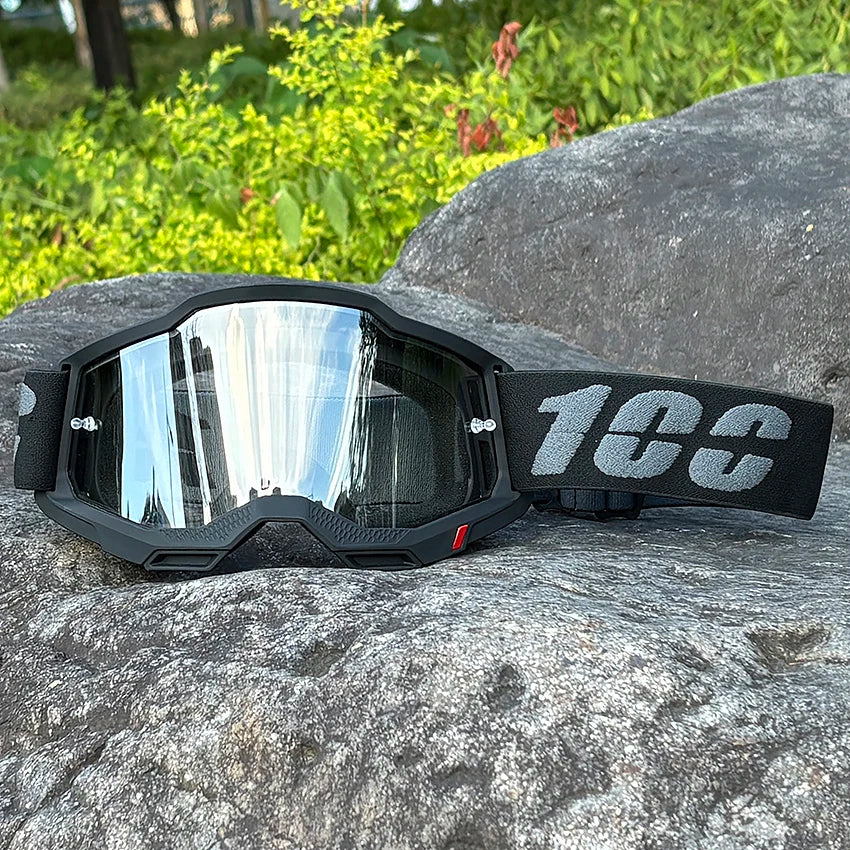 BikerZoneZ TrailGuard Motocross Goggles