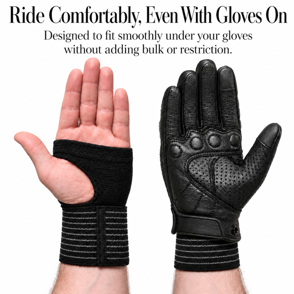 BikerZonez RideFlex™ Motorcycle Wrist Support