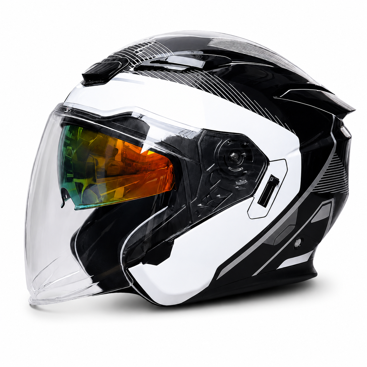 BikerZoneZ™ Sport Street Helmet - DOT Certified