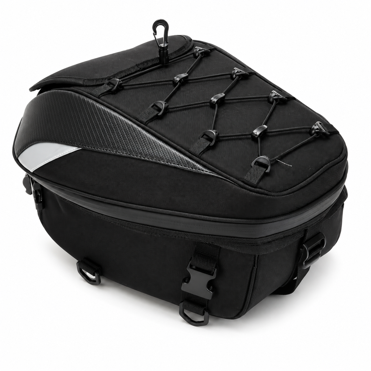 BikerZoneZ 2-in-1 Expandable Motorcycle Tail Bag & Backpack