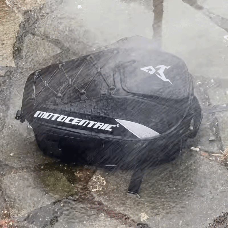BikerZoneZ 2-in-1 Expandable Motorcycle Tail Bag & Backpack