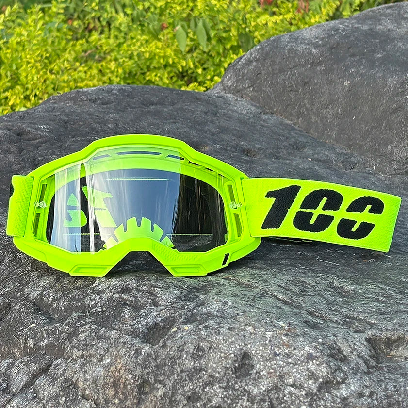 BikerZoneZ TrailGuard Motocross Goggles
