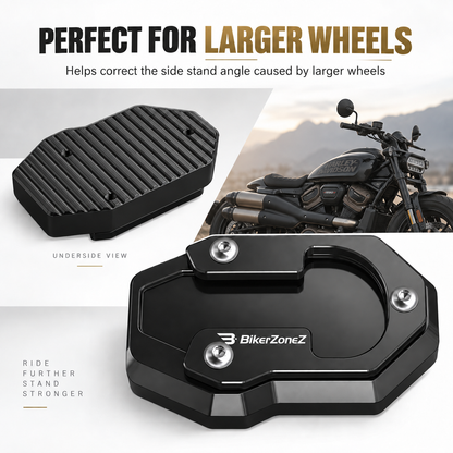 Harley Davison Motorcycle Kickstand Pad