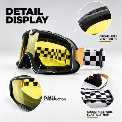 Retro Goggles Motocross