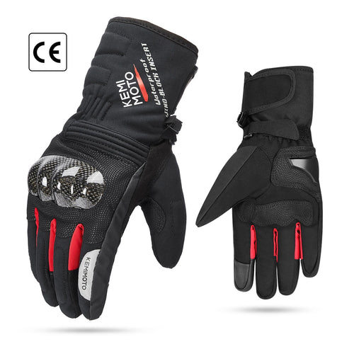 Waterproof Winter Motorcycle Gloves | CE Approved