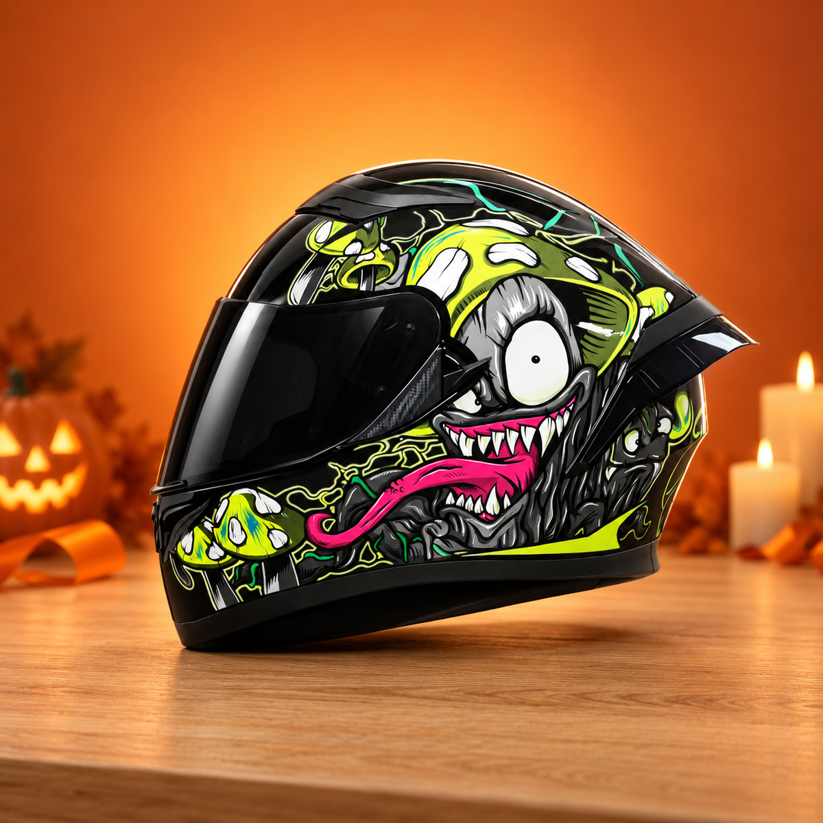 JIEKAI-316 Pro Full-Face Motorcycle Helmet Halloween – BikerZoneZ