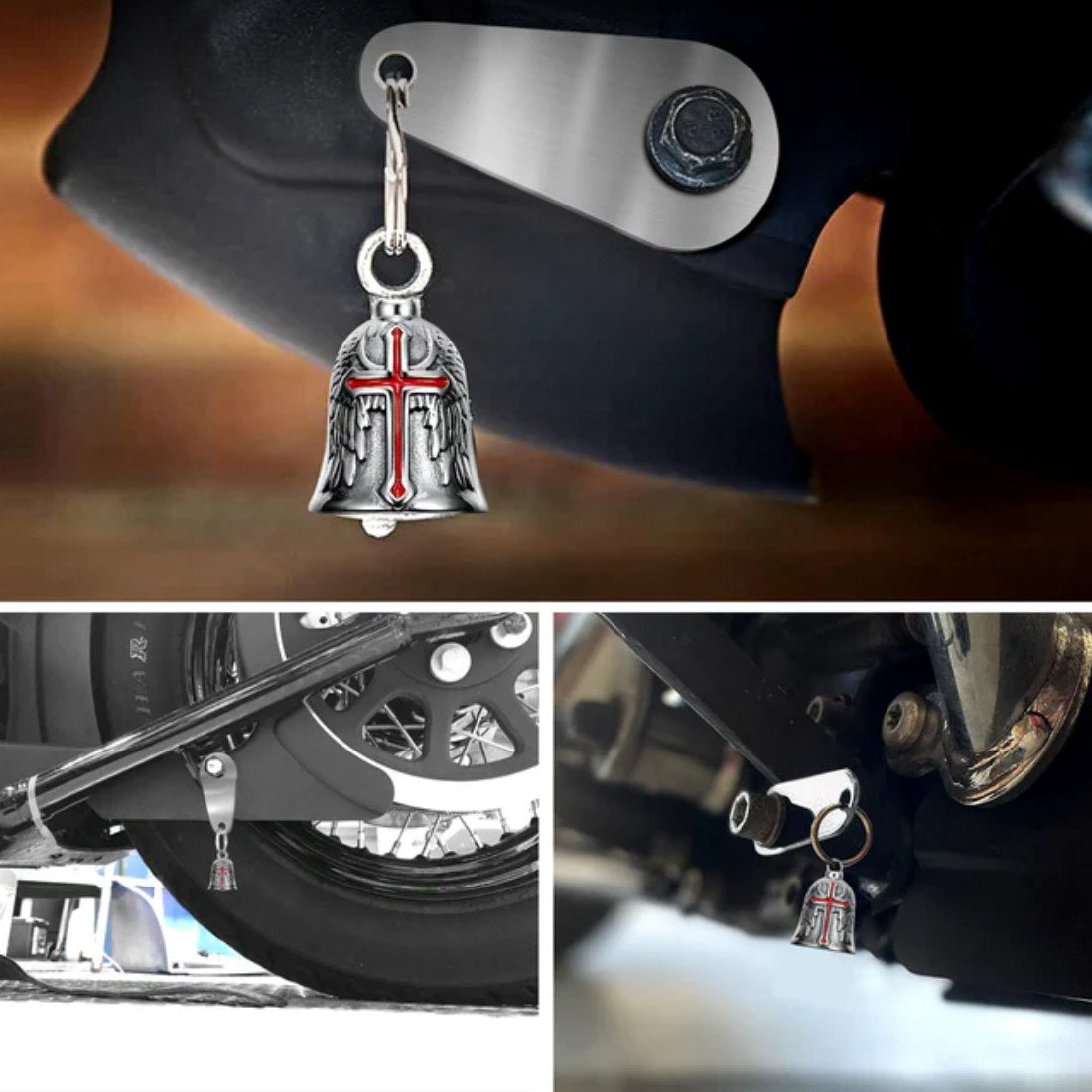 Guardian Angel Bell – Cross & Wings Edition