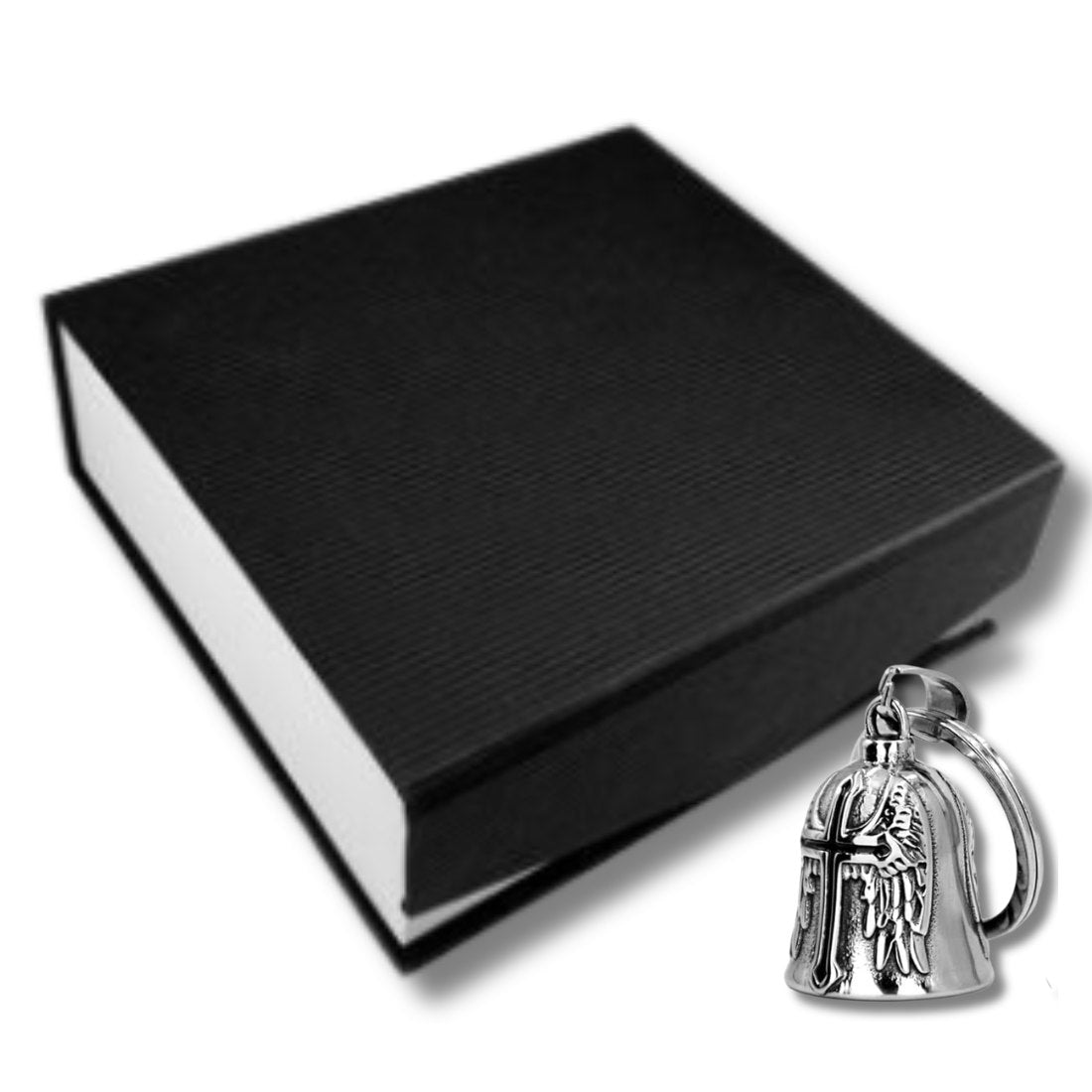 Guardian Angel Bell – Cross & Wings Edition