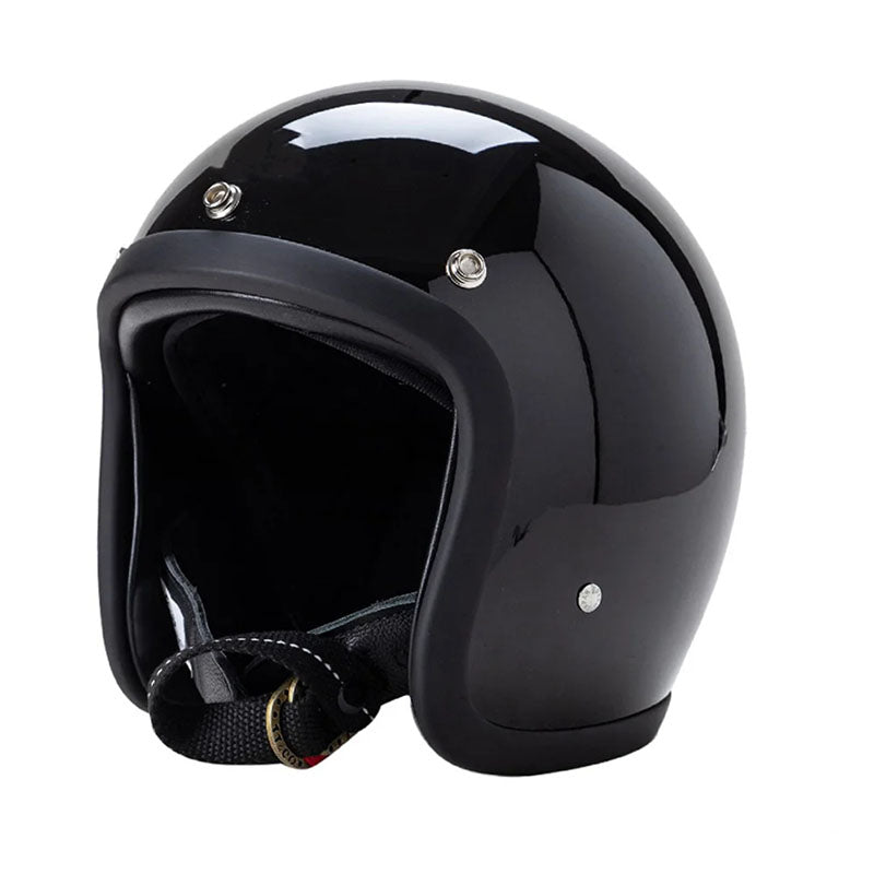 Low Profile Vintage Motorcycle Helmet - DOT and ECE Approved